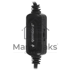 Акустическая система 2.0 Gembird SPK-206, МДФ, коричневый, 5 Вт, регулятор громкости, USB-питание