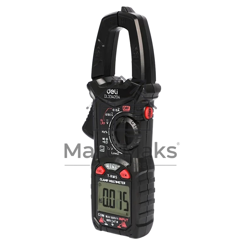 Токоизмерительные клещи цифровые Deli DL334204 