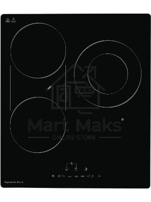 Электрическая варочная панель Zigmund & Shtain CN 42.4 B Hi-Light, независимая, черный