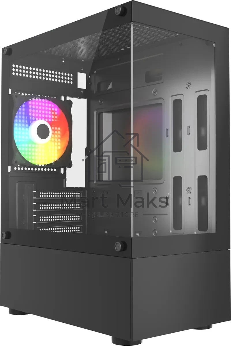 Корпус Accord ACC-285-02B черный без БП mATX 1x120mm 1xUSB2.0 1xUSB3.0 1xUSB3.1 audio