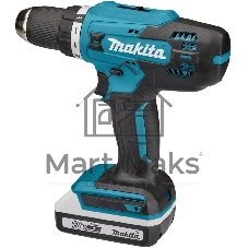 Дрель-шуруповерт аккумуляторная Makita DF488D004 18Вт аккум. патрон:быстрозажимной