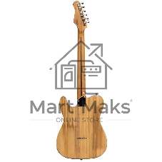 Электрогитара STAGG SET-PLUS NAT 6-ти струнная, корпус павловния, гриф клен, накладка клен, мензура 648 мм, 22 лада, звукосниматели 1х сингл, 1х хамбакер, регуляторы 1x громкости, 1x тона, 3-х поз. переключатель, колки литые, цвет натуральный