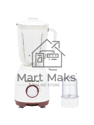 Блендер стационарный Polaris PTB 0821G белый/Красный