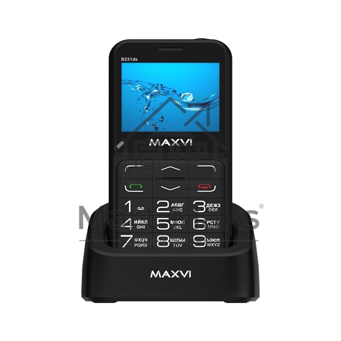 Мобильный телефон Maxvi B231ds черный