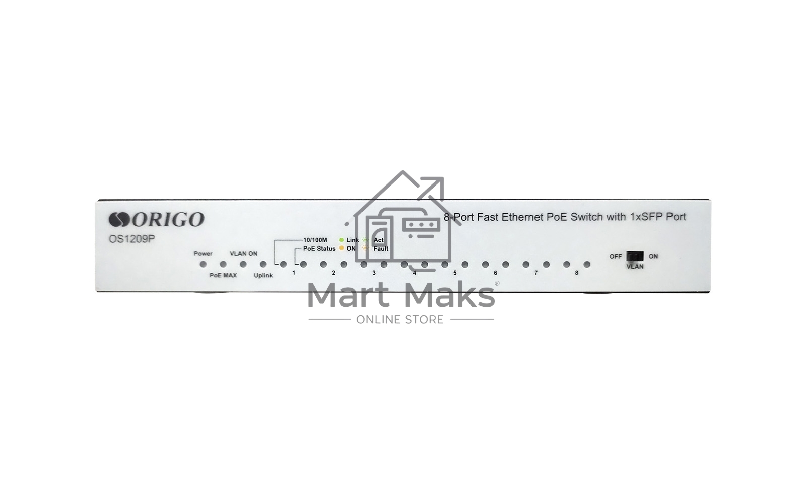 Коммутатор РоЕ OS1209P/80W/A1A