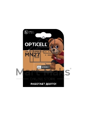 Батарея Opticell Specialty MN27 (1шт) блистер