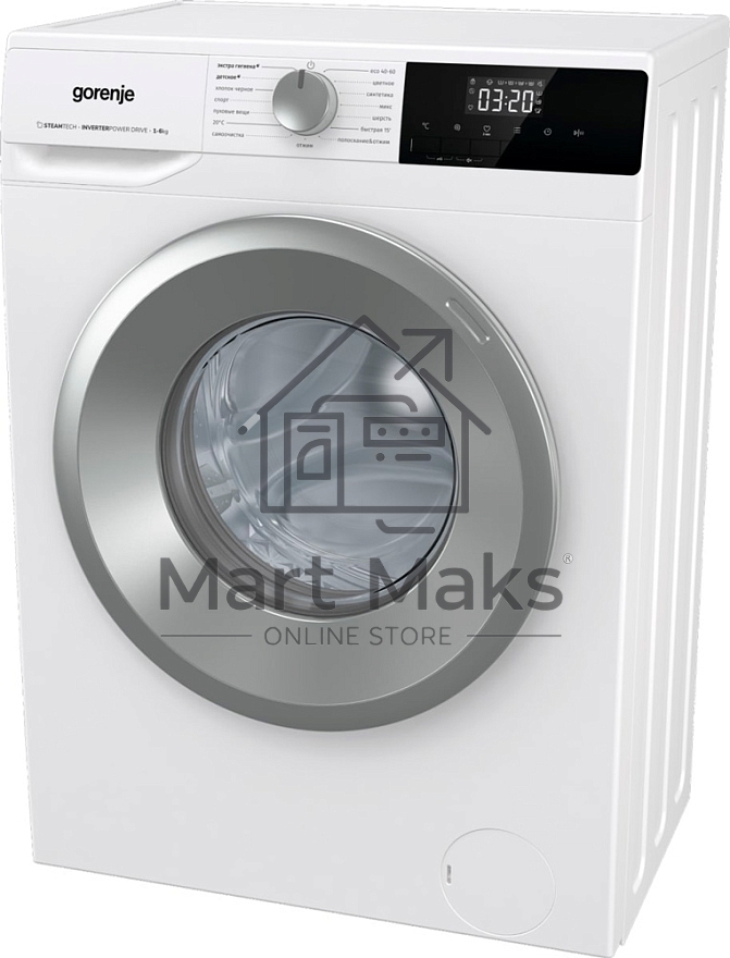 Стиральная машина Gorenje W2NHPI62SCS белый загр.фронтальная макс.: 6 кг 1200об/мин класс: А
