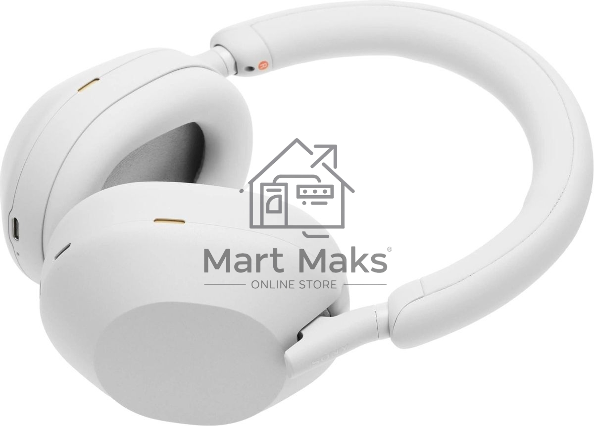 Наушники мониторные Sony WH-1000XM5 1.2м Bluetooth, белый
