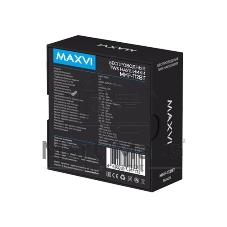 Беспроводные наушники Maxvi MHF-112BT черные TWS\LCD\Sensor\200мАч\5.3\кабель Type-C
