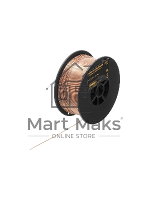 Омедненная проволока ER70S-6, диам. 0,8 мм, 1 кг, диам. катушки D100 Denzel