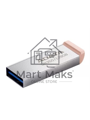 Флешка USB ADATA UR350 (UR350-128G-RSR/BG), 128Gb, USB 3.2, R/W 100/15, серебристый/коричневый