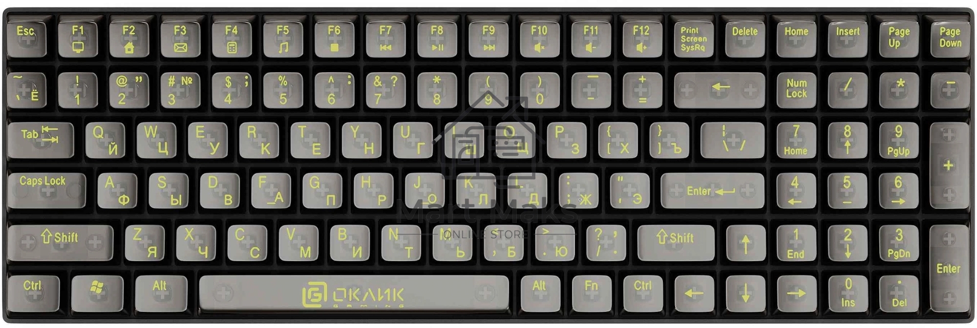 Клавиатура Oklick 915GK (1790371) проводная, USB, черный