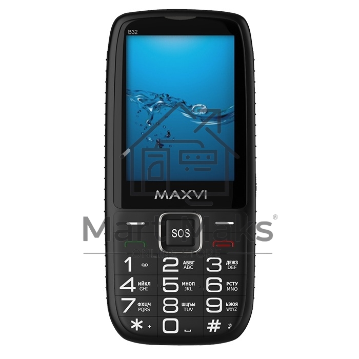 Мобильный телефон Maxvi B32 черный