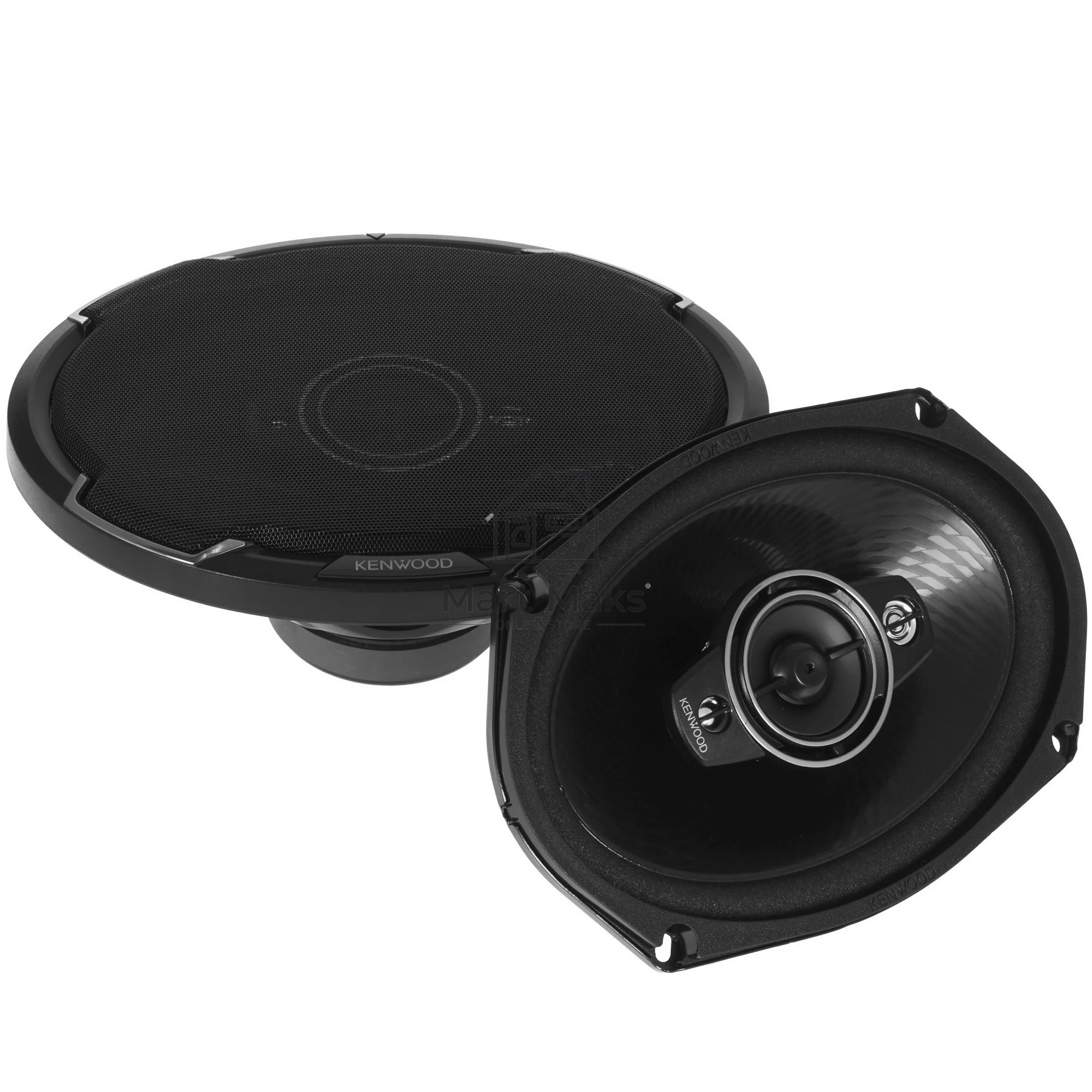 Колонки автомобильные Kenwood KFC-PS6986 600Вт 88дБ 4Ом 15x23см (6x9дюйм) (ком.:2кол.) коаксиальные четырехполосные