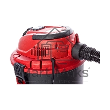Пылесос строительный RedVerg RD-VC1200S-20P черный, 1200 Вт, уборка сухая/сбор воды, пылесборник бак/мешок, 20 л