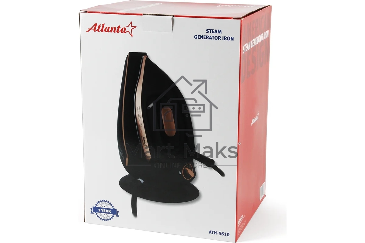 Утюг-парогенератор ATLANTA ATH-5610 черный