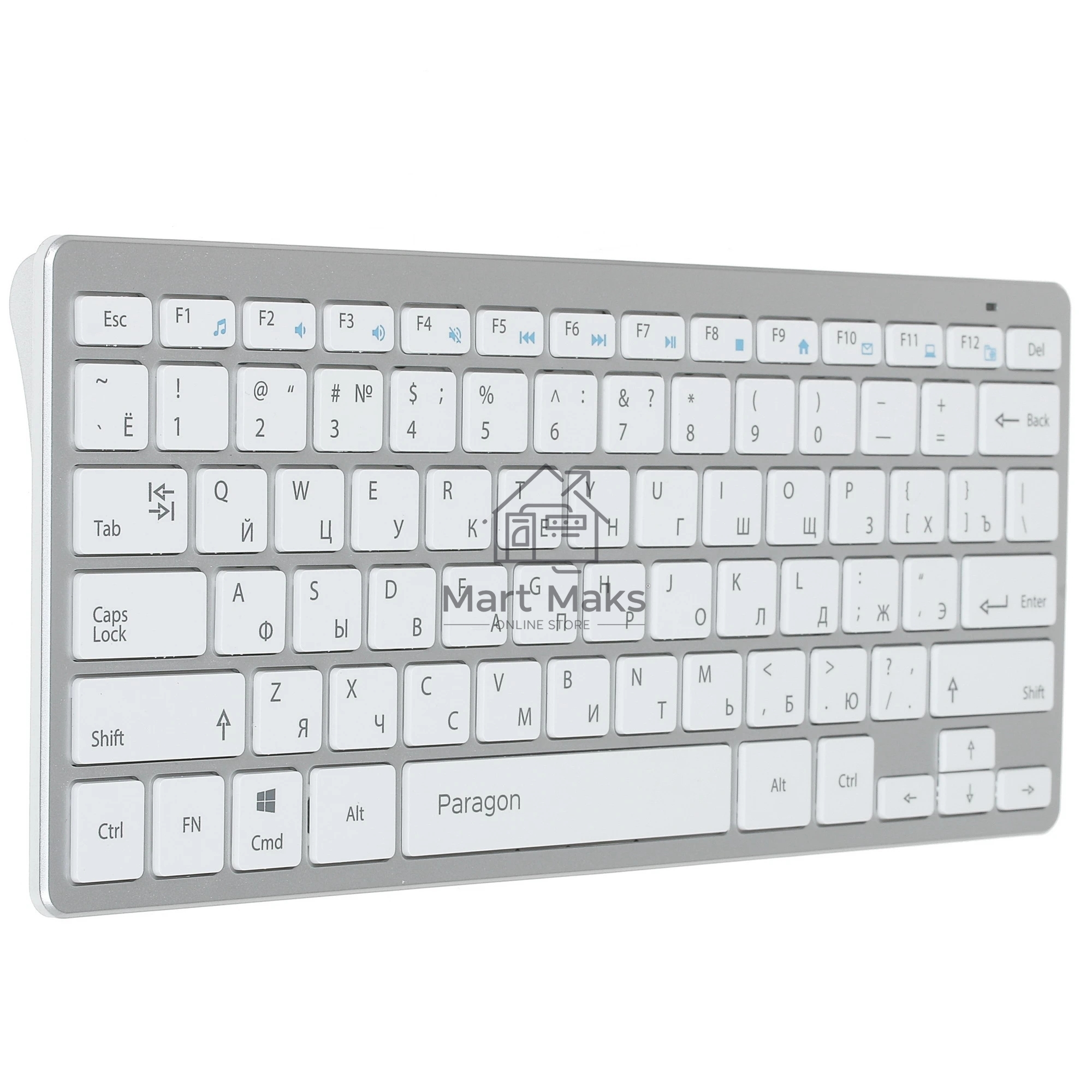 Комплект клавиатура+мышь Qumo Paragon K15/M21 беспроводной, USB, 1600 DPI, белый