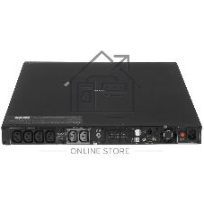 Источник бесперебойного питания CyberPower PR1000ELCDRT1U/1000 ВА/800 Вт/USB/RS-232/EPO/SNMPslot/6 x IEC 320 C13 (компьютерная)