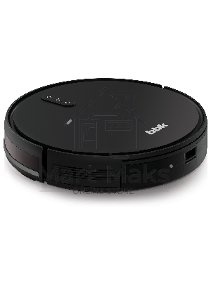 Робот-пылесос BBK BV3501 черный, 2600 мАч Li-Ion, уборка влажная/сухая, пылесборник контейнер 0.5 л