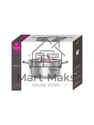 Кастрюля TALLER TR-17275 Тенденси нержавеющая сталь 18/10, 6,8 л