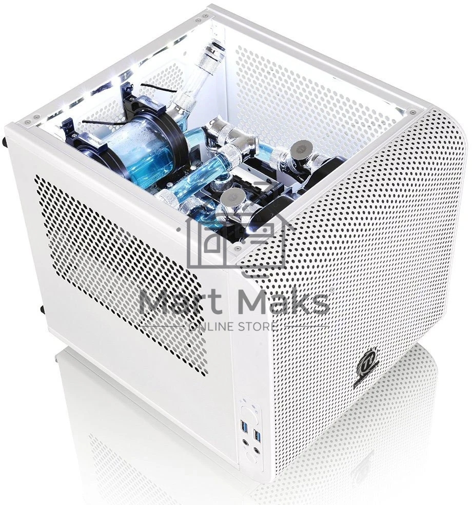 Компьютерный корпус Thermaltake Core V1 белый w/o PSU,CA-1B8-00S6WN-01