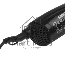 Фен-щётка DELTA DL-0432R черный/розовый, 1000 Вт