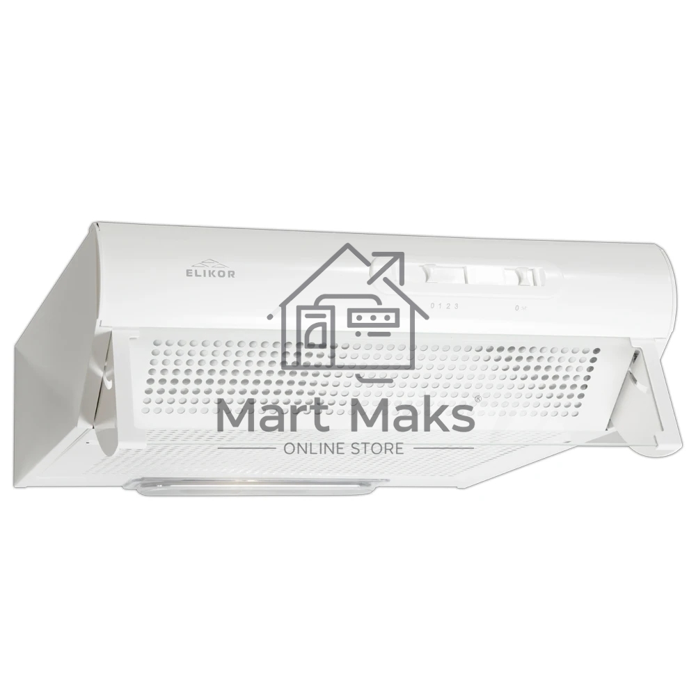 Вытяжка козырьковая Elikor Davoline 50П-290-П3Л белый, 50 см, 290 куб. м/ч, 57 дБ