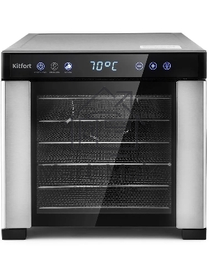 Сушилка для овощей и фруктов Kitfort KT-1916 18под. 650Вт черный