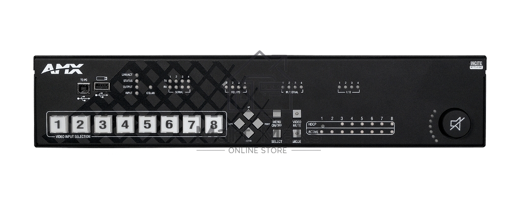 Презентационный коммутатор FG1901-16-EK AMX NCITE-813AC 8x1:3 4K60, встроенный усилитель и контроллер
