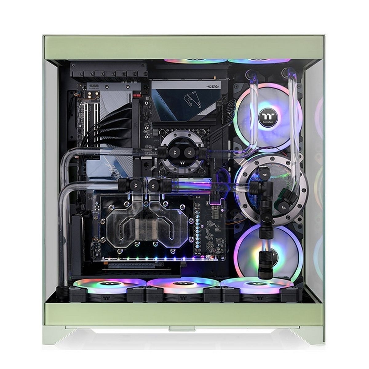 Компьютерный корпус Thermaltake CTE E550 TG Matcha Green (CA-1Z8-00MEWN-00)