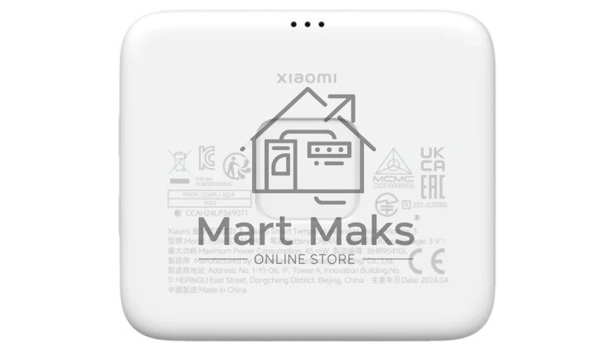Часы термогигрометр Xiaomi Temperature and Humidity Monitor 3 BHR9041GL