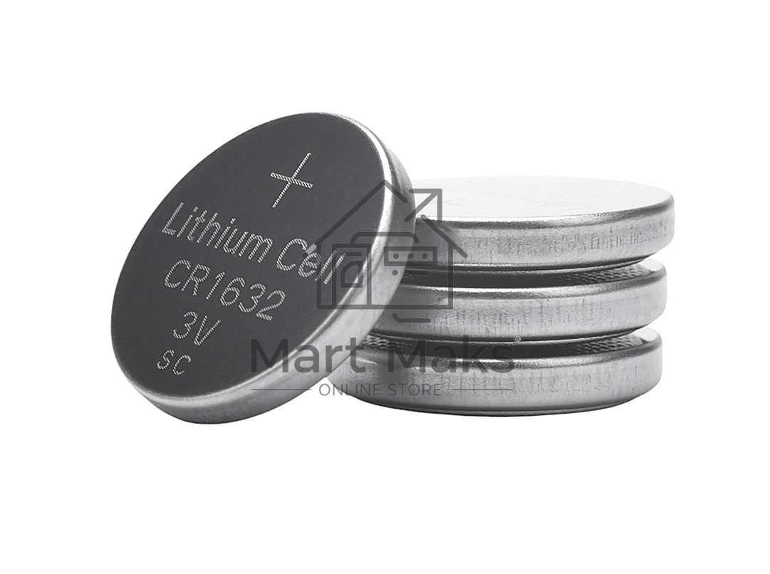Батарейки литиевые Gembird GB-CR1632-5B, тип CR1632, 5шт, блистер
