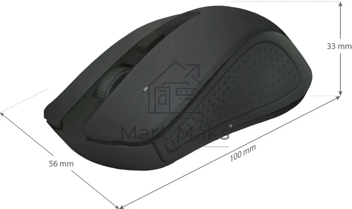 Мышь беспроводная Defender Accura MM-935 черный, 1600 dpi, радиоканал, USB, кнопки - 4
