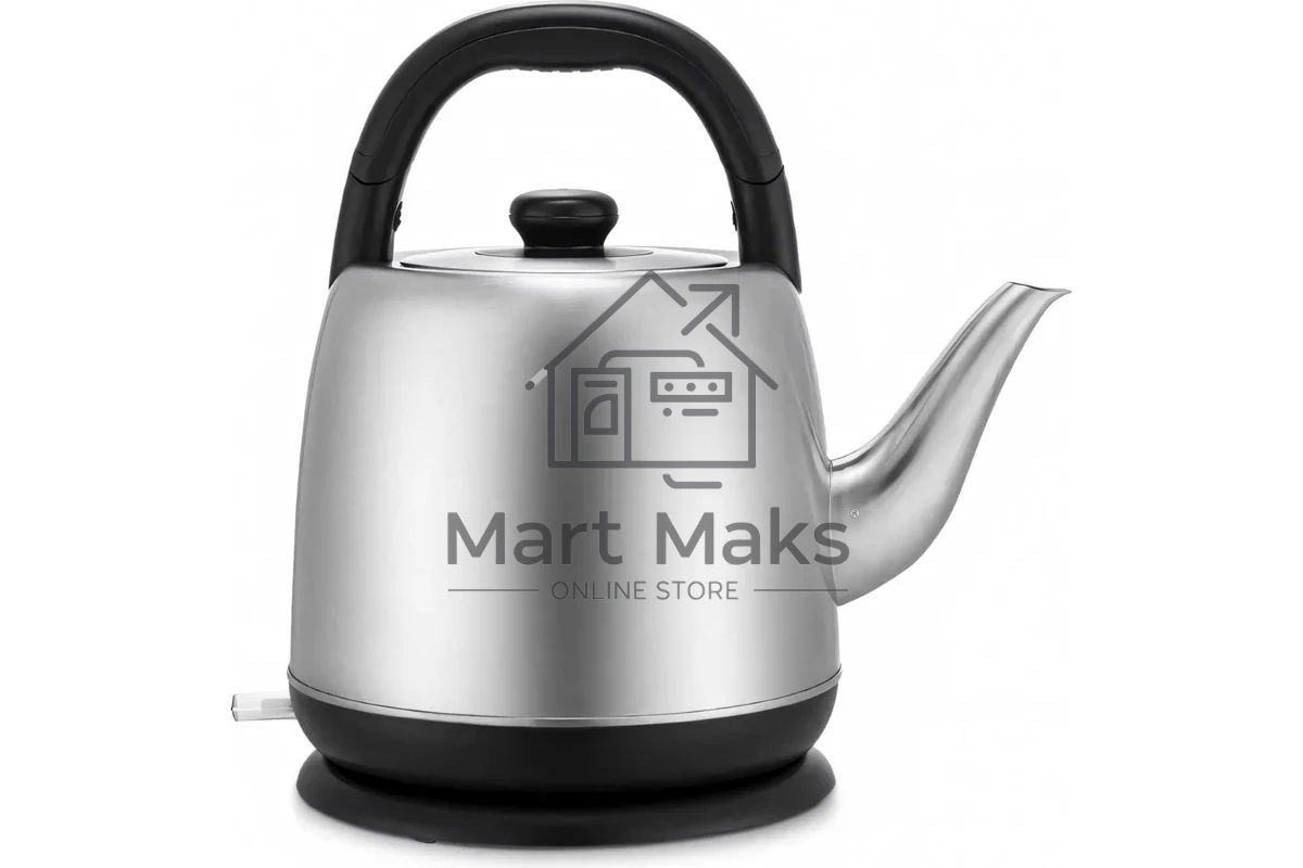 Чайник электрический BQ KT2303S черный/стальной. Мощность:2200Вт, Объем:4л