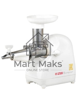 Мясорубка электрическая Белвар КЭМ-36/220-4-34 белый, 1000 Вт, 0.6 кг/мин, реверс, насадки - 5