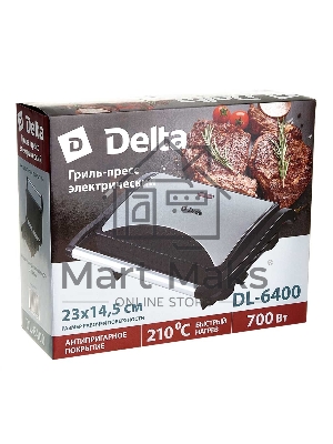 Гриль-пресс электрический DELTA DL-6400