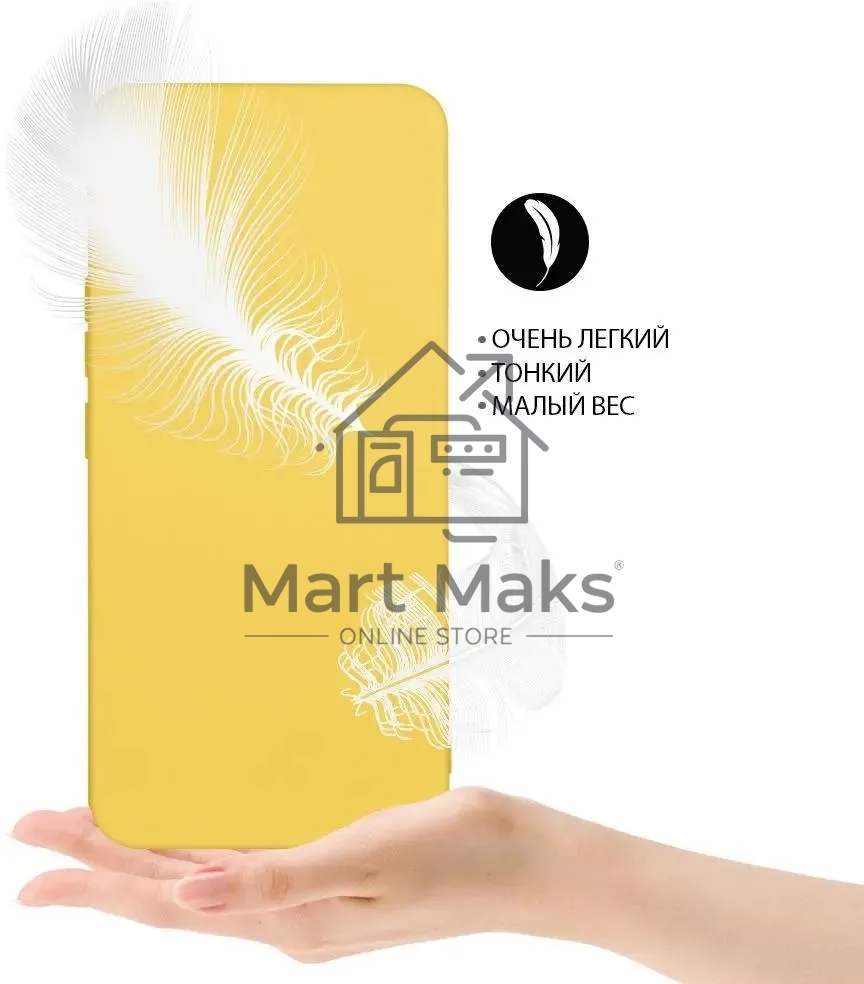 Чехол (клип-кейс) DF poCase-03 для Poco M4 Pro (4G) желтый