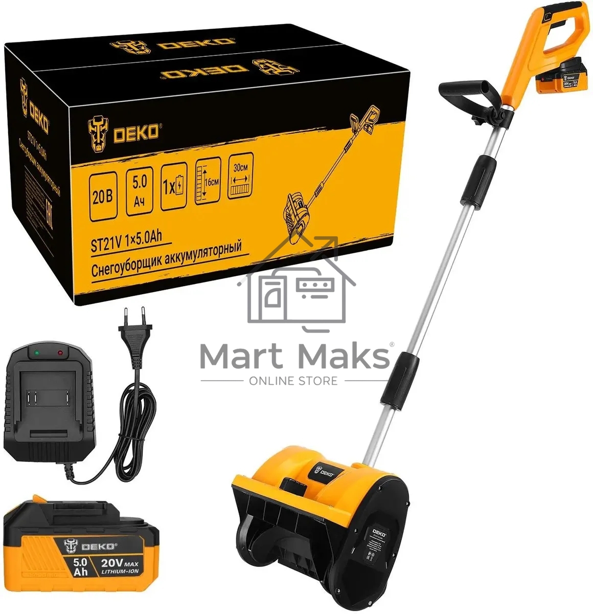 Снегоуборщик электр. Deko ST21V