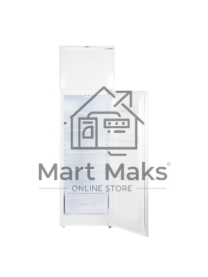 Холодильник Бирюса 424 белый двухкамерный 170/35л морозилка сверху