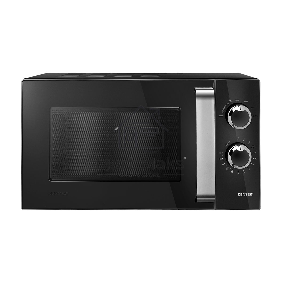 Микроволновая печь Centek CT-1570 черный, 23 л, 900 Вт, переключатели - поворотный механизм Микроволновая печь Centek CT-1570 черный, 23 л, 900 Вт, переключатели - поворотный механизм