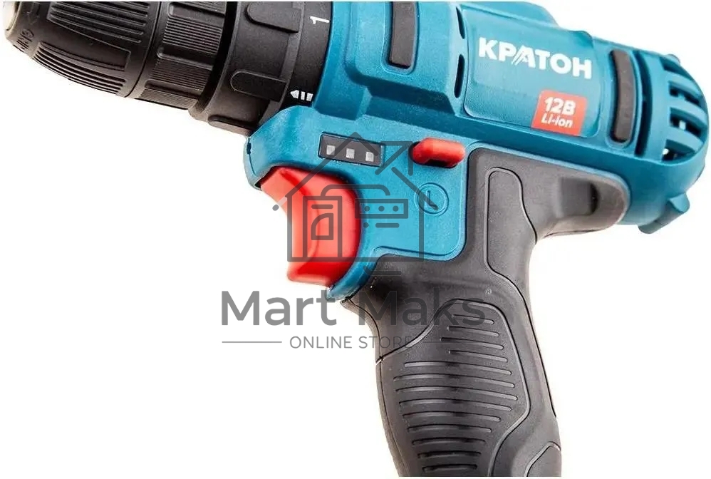Дрель-шуруповерт аккумуляторная Кратон CD-12-Li-1,5