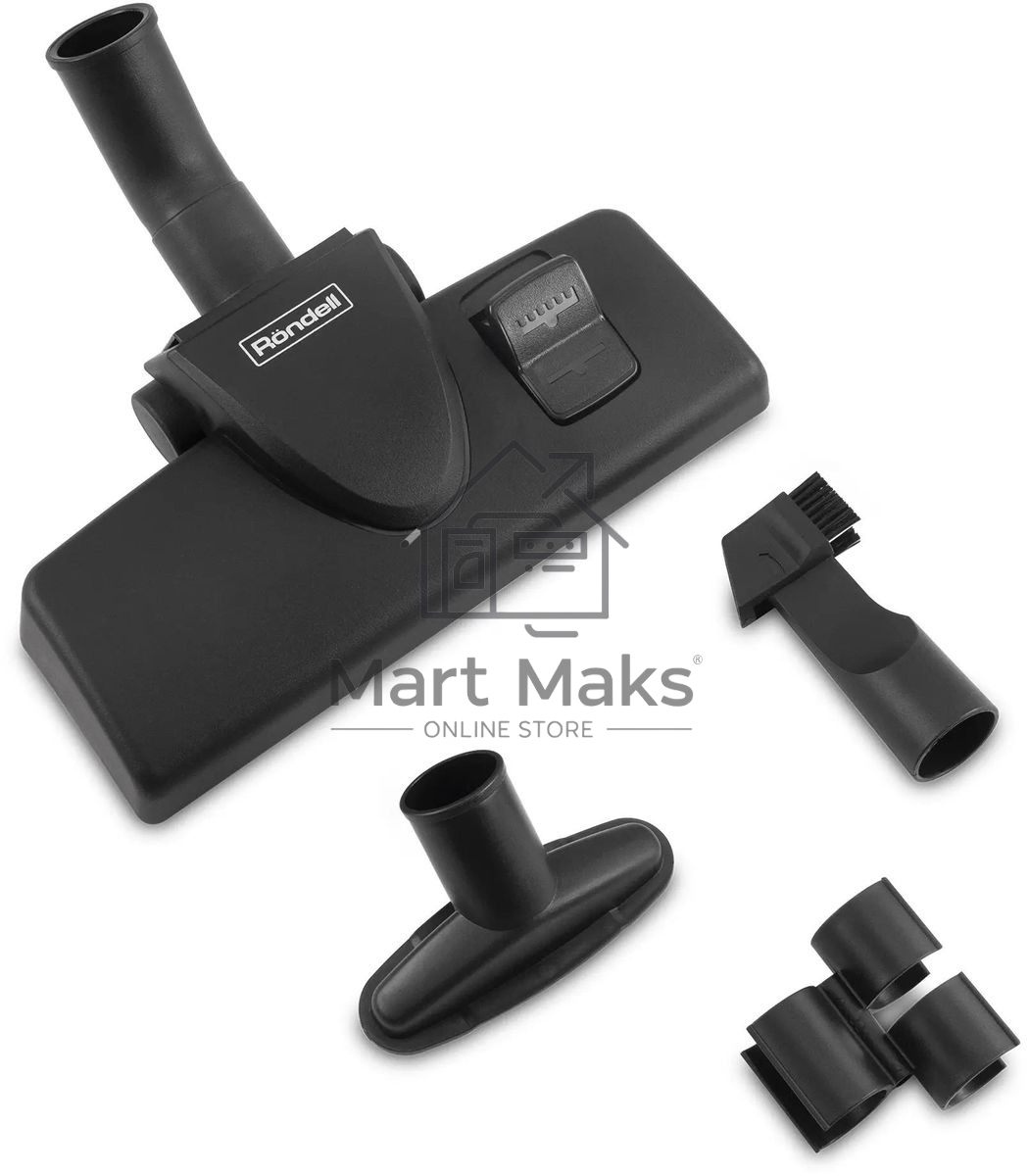 Пылесос Rondell RDE-2060 черный/серый, 500/2400 Вт, уборка сухой, пылесборник контейнер 2.5 л