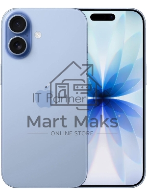 Смартфон Apple iPhone 17 A3520 8/256Gb голубой