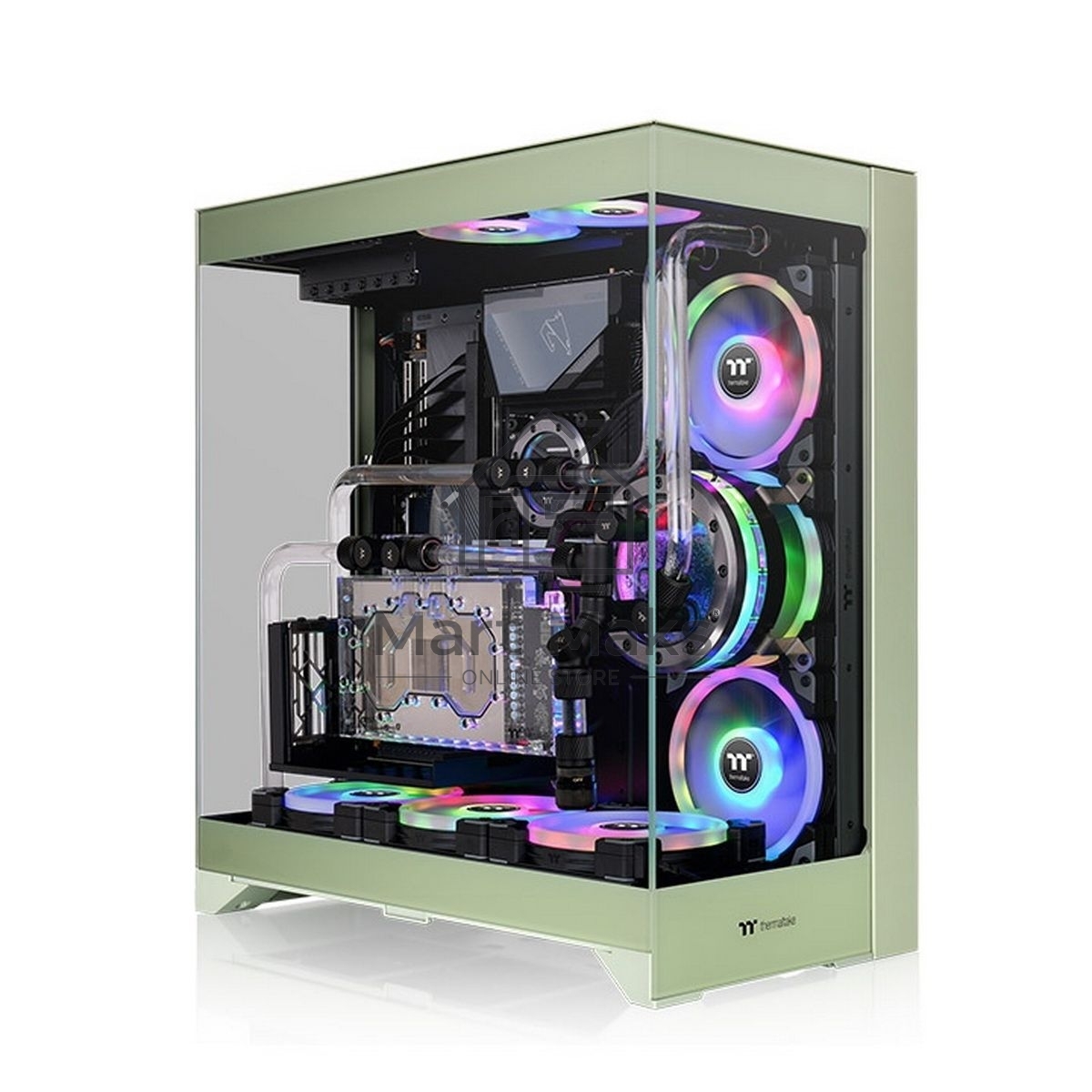 Компьютерный корпус Thermaltake CTE E550 TG Matcha Green (CA-1Z8-00MEWN-00)