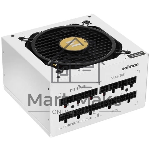 Блок питания Zalman TeraMax II 750W WHITE Retail (ZM750-TMX2 WH), 750Вт, 80 PLUS Gold, 120мм, модульный, белый