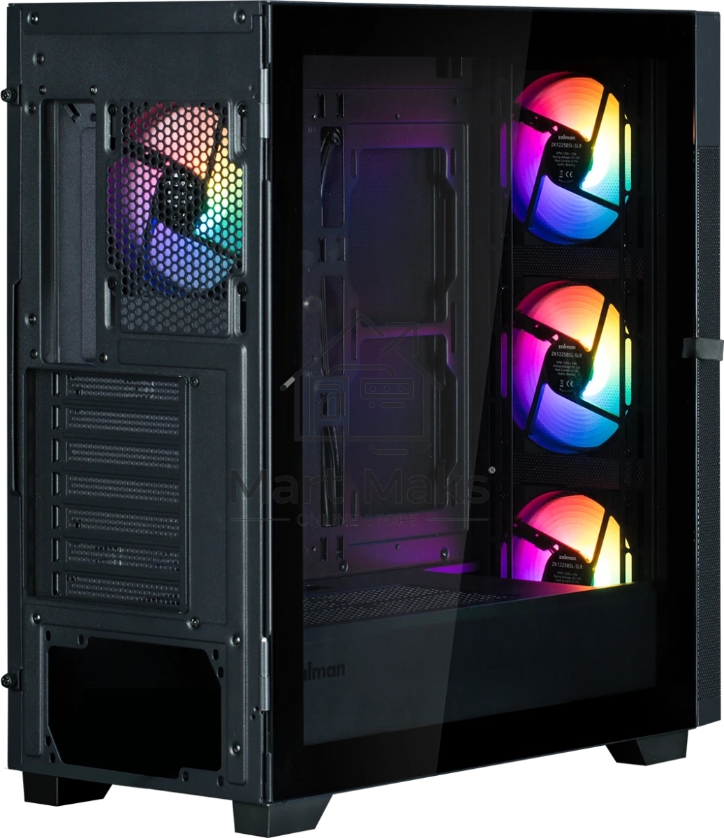 Компьютерный корпус ZALMAN S5 NEO, ATX, BLACK, WINDOW, 2xCOMBO (3.5