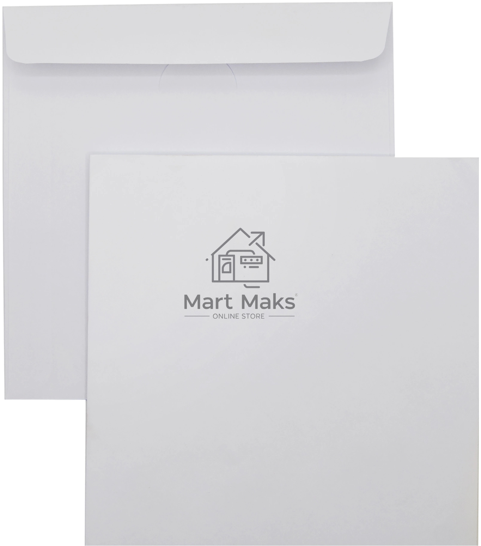 Конверт Silwerhof Eco 201060 CD 125x125мм без окна, белый, клеевой слой 80г/м2 (упаковка: 1000шт)