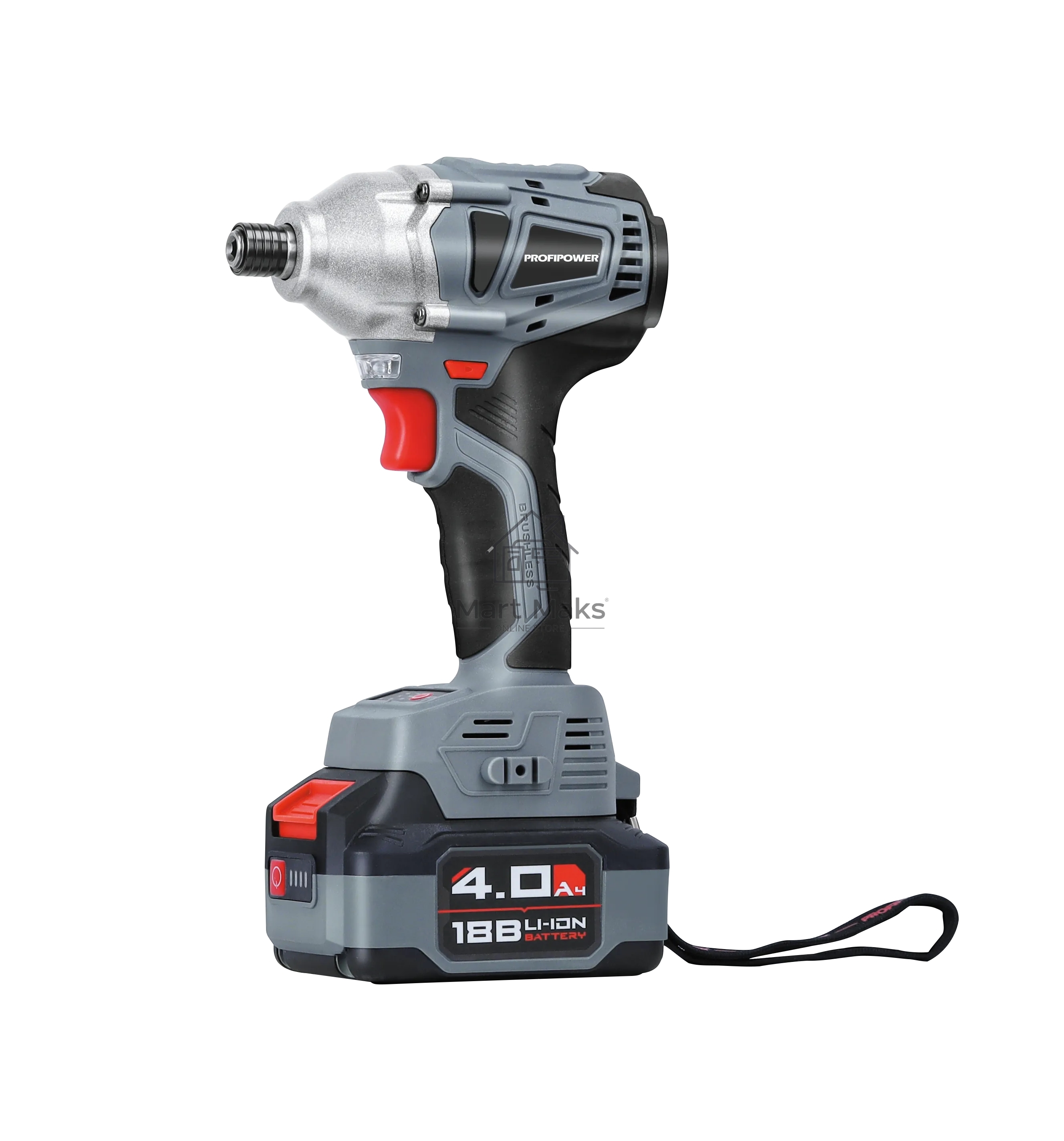 Аккумуляторный винтоверт беcщеточный импульсный ProfiPower MKDTD-18V (Li-ion-2шт, 4.0А·ч, З/У speed, кейс) Аккумуляторный винтоверт беcщеточный импульсный ProfiPower MKDTD-18V (Li-ion-2шт, 4.0А·ч, З/У speed, кейс)