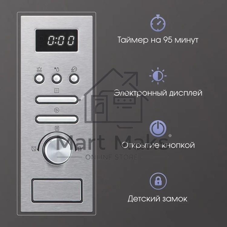 Встраиваемая микроволновая печь Zigmund & Shtain BMO 16.202 S