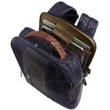 Рюкзак мужской Piquadro Brief2 CA4818BR2/BLUCU темно-синий/коричневый нейлон/натур.кожа